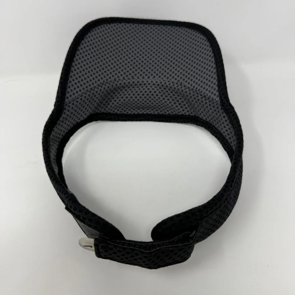 Vintage Nike Y2K Panal Mesh Running Visor Hat Black Dri-FIT Daybreak Tailwind